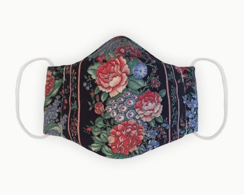 Black Floral Garland