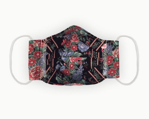 Alternative view of Black Floral Garland